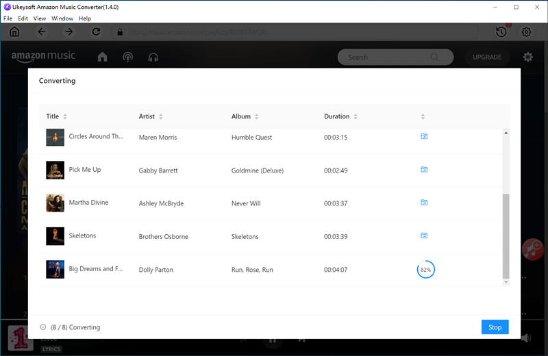 Windows 7 UkeySoft Amazon Music Converter 1.4.0 full