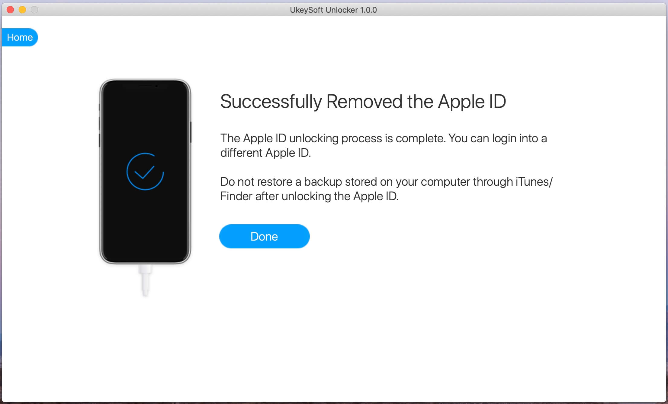 apple id enlevé