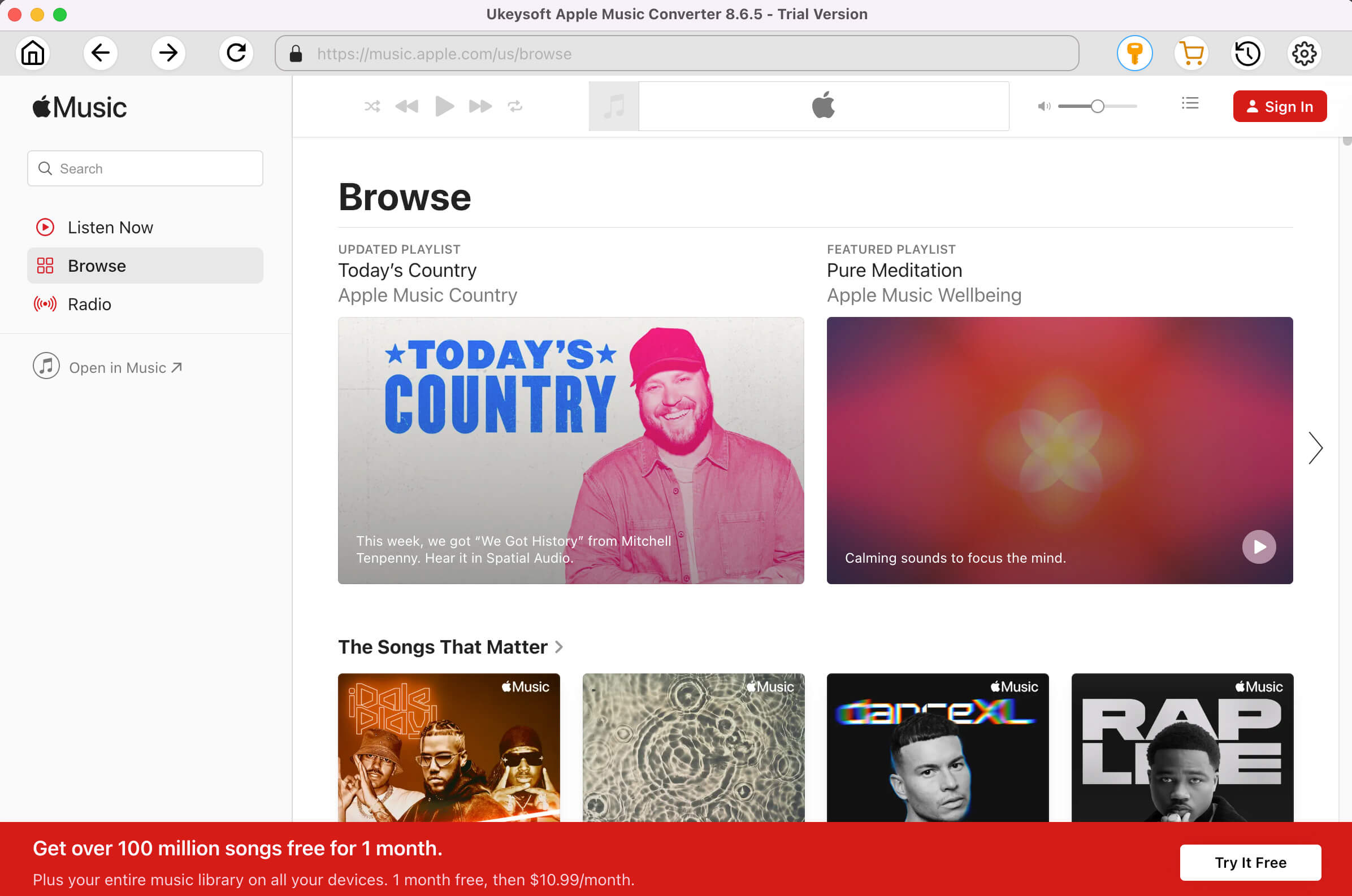 luncurkan Apple Music Converter