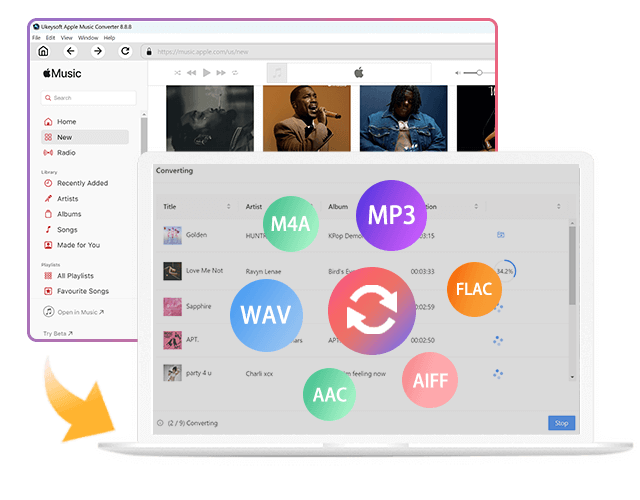 Multiple DRM-Free Audio Formats