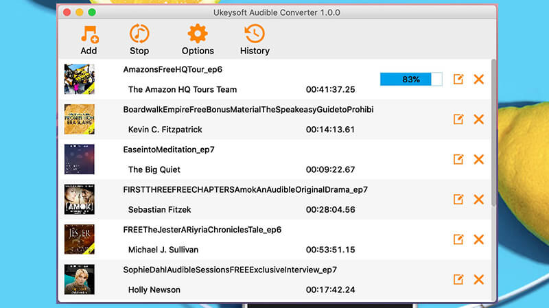 UkeySoft Audible Converter for Mac software