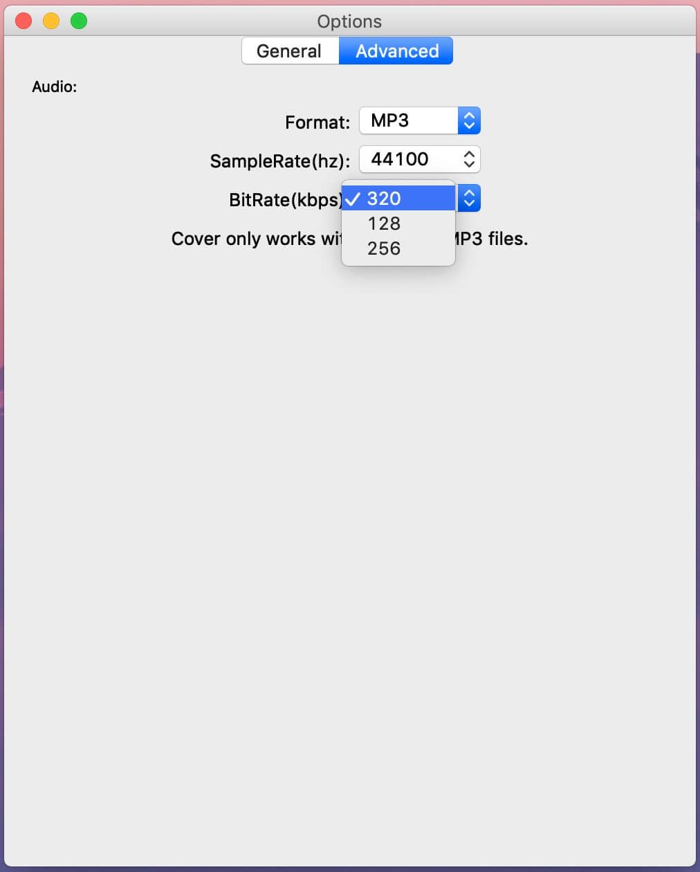 audioboek bitrate kbps