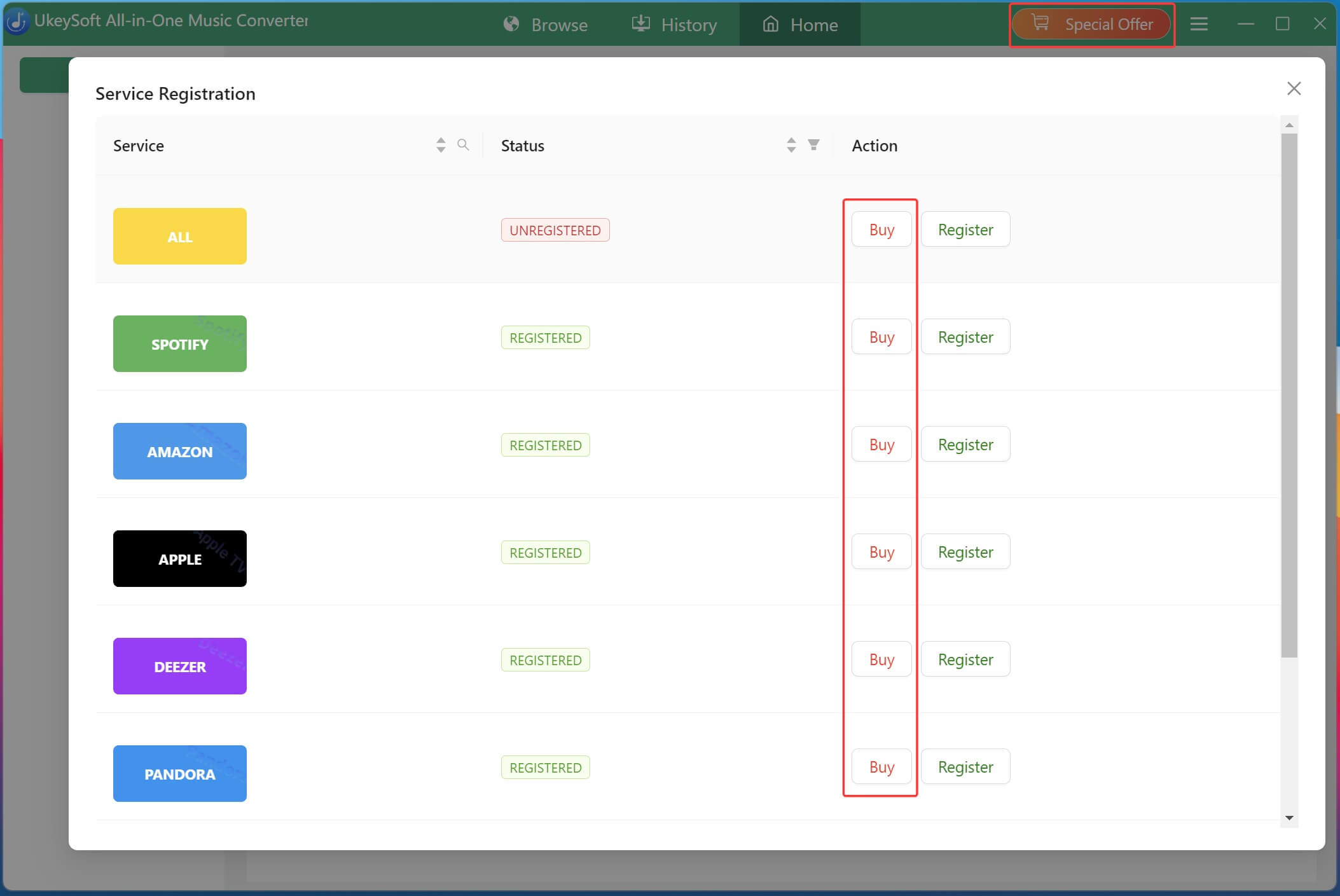 Buy A License Key for UkeySoft MusicOne Converter