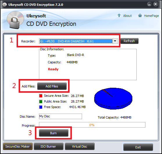 UkeySoft CD DVD Encryption Windows 11 download