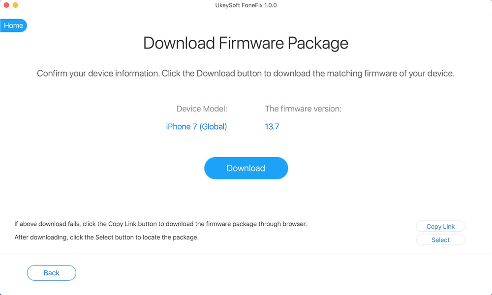 firmware csomag letöltése mac