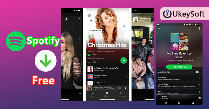 Spotifyの無料バナーをダウンロード