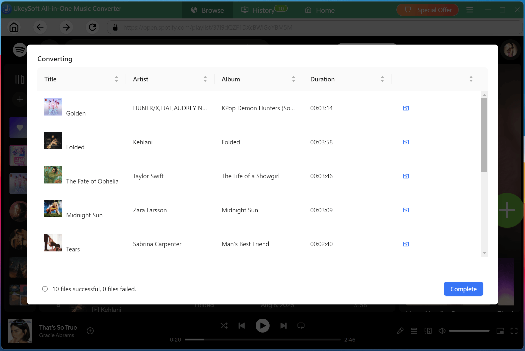 Download Spotify Music Completed