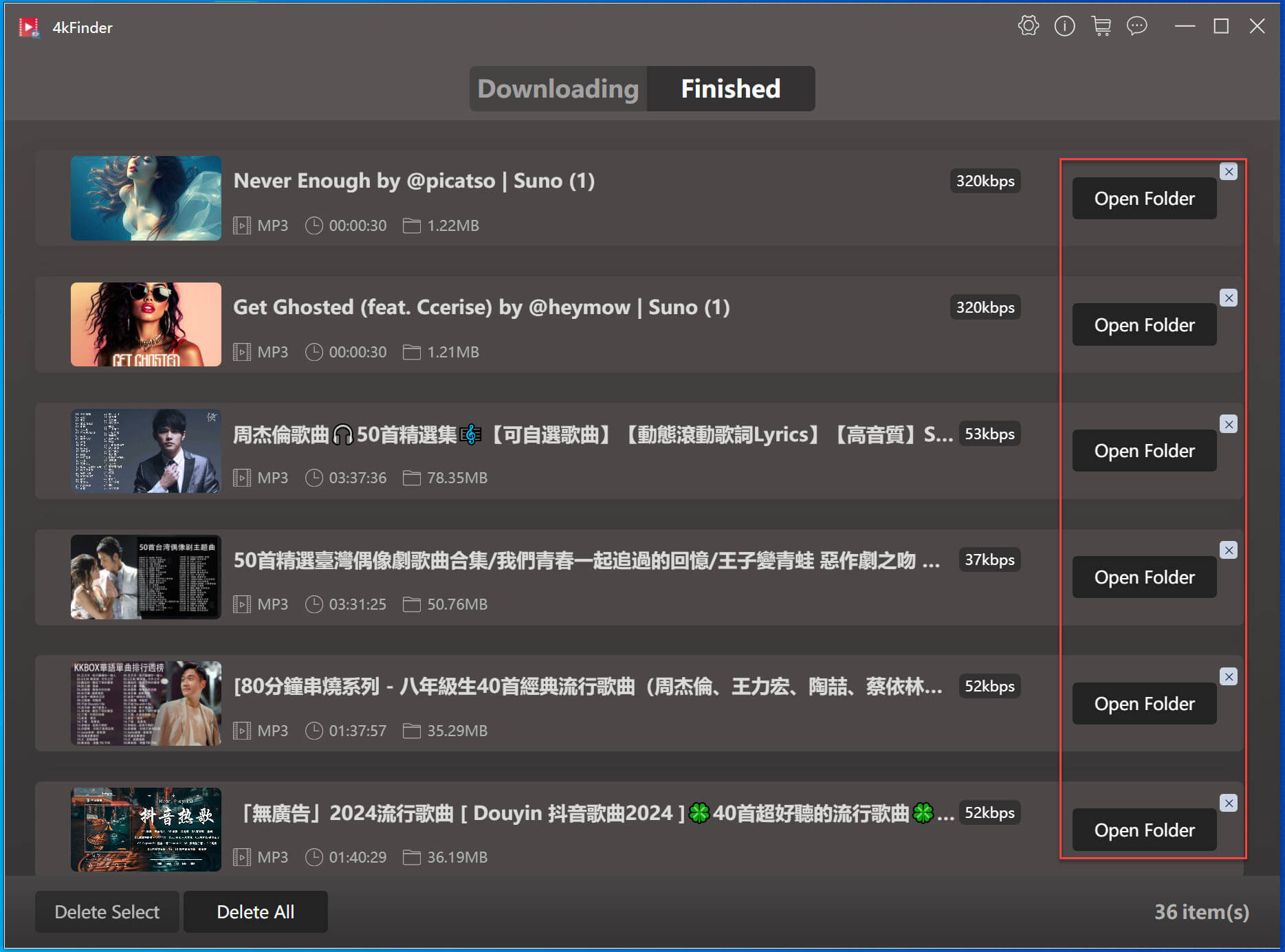 get downloaded Billboard songs