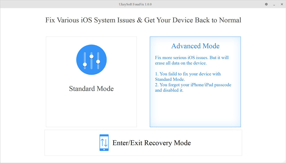 fix-ios-avanceret-tilstand