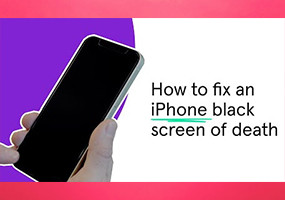 7 formas de arreglar la pantalla negra del iPhone