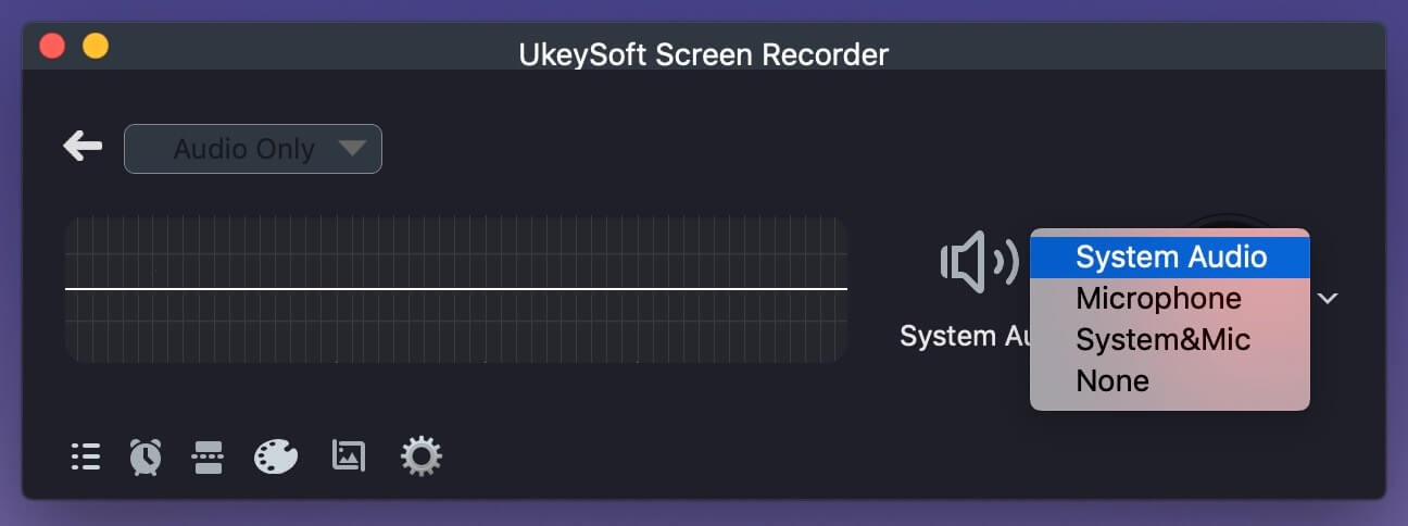 select input audio