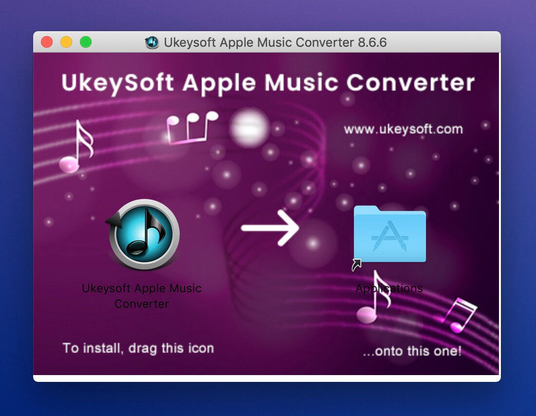 εγκαταστήστε το ukeysoft apple music converter mac