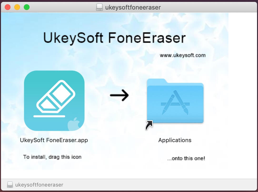 安裝ukeysoft foneeraser