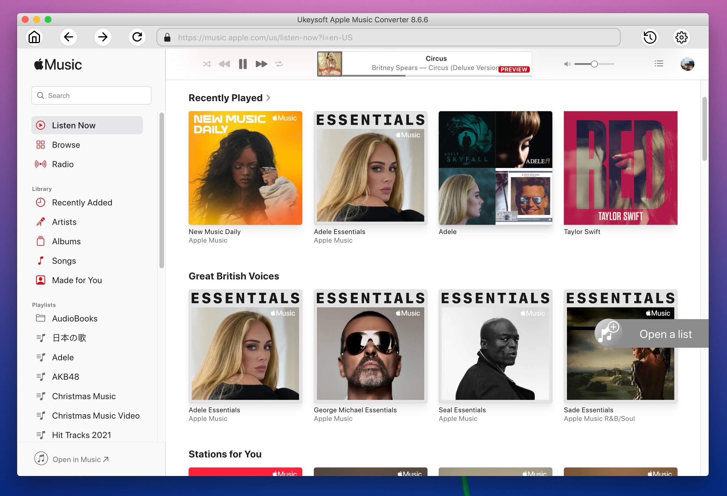 mac amc access apple music