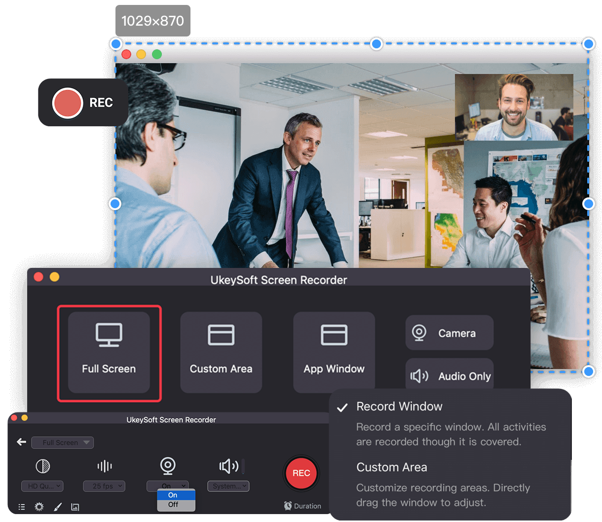 screen recorder banner