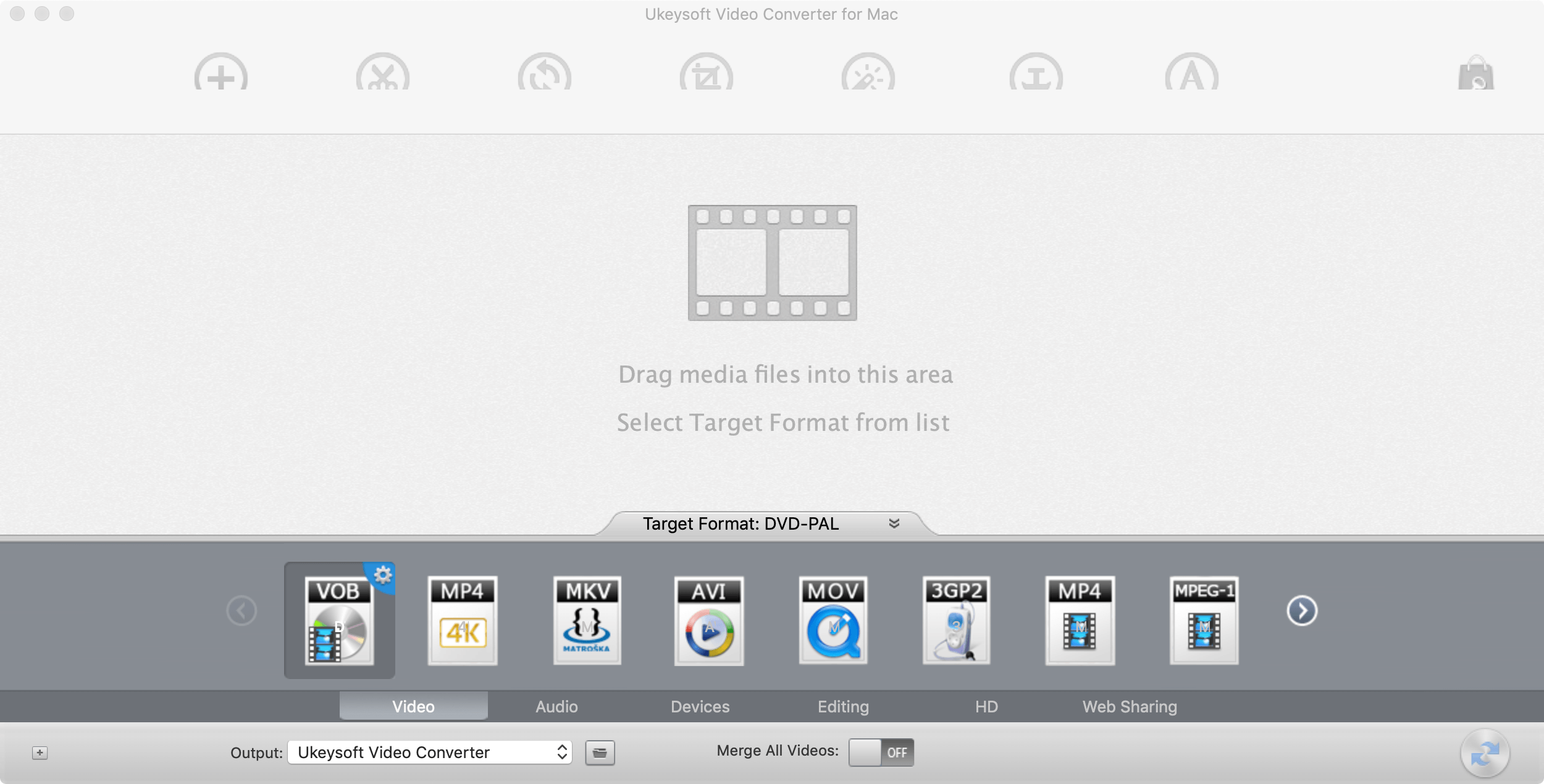 video converter interface