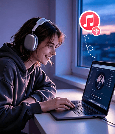 You want a local music library on your computer