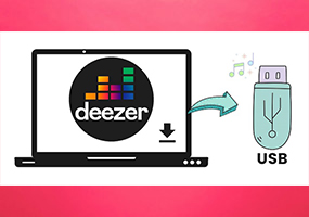Pon música de Deezer en USB