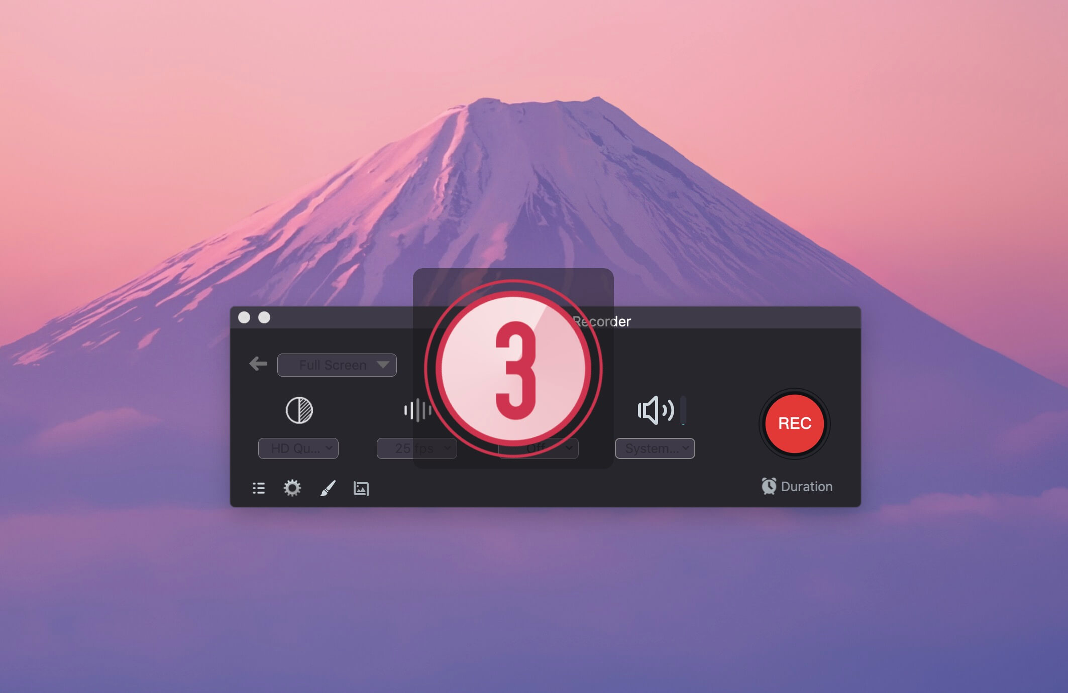 ready record mac screen
