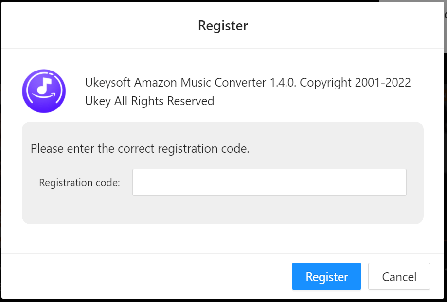 register amazon music converter