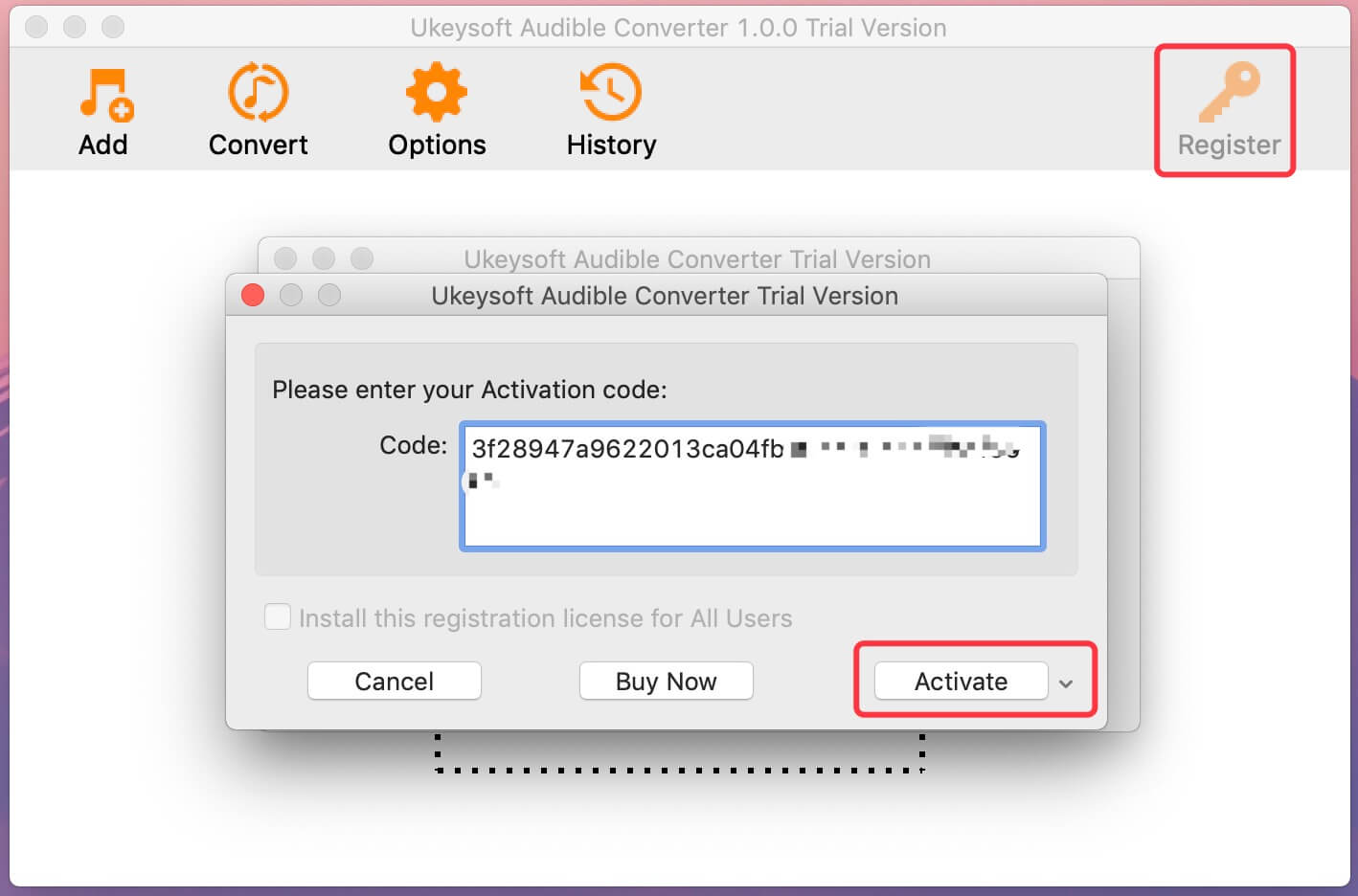 enregistrer le convertisseur audible mac