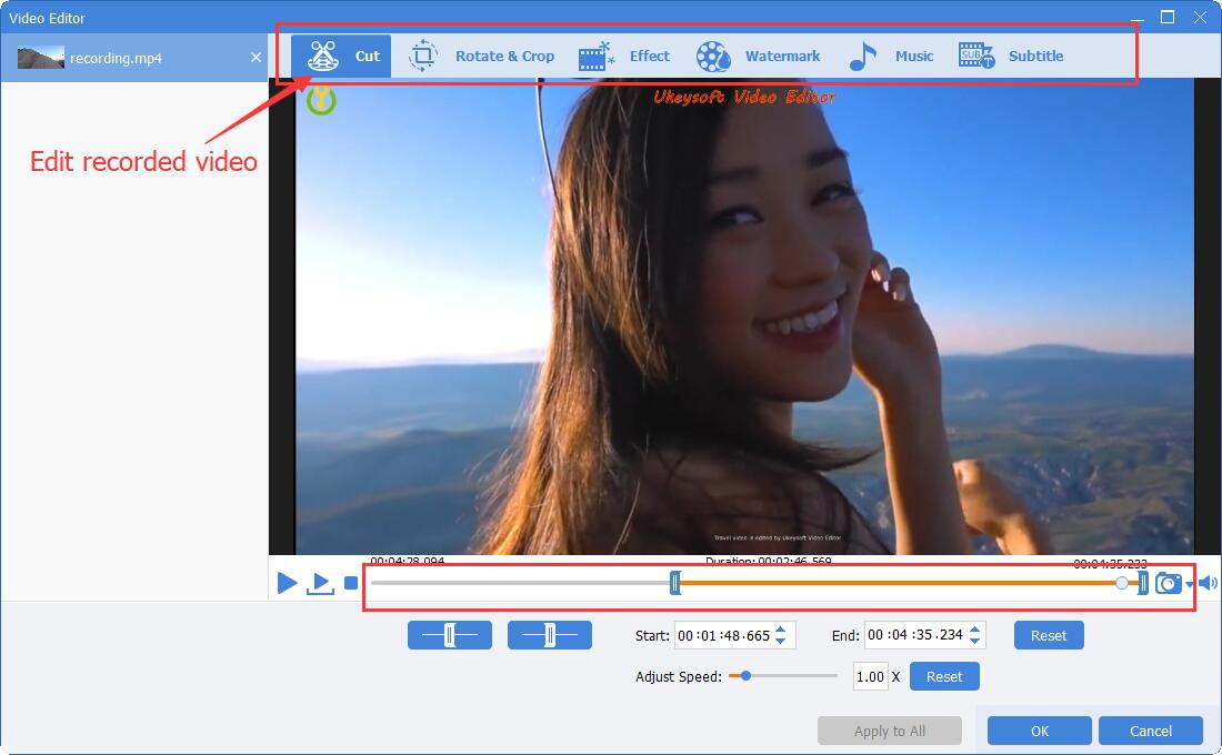 Grabador de pantalla de vídeo