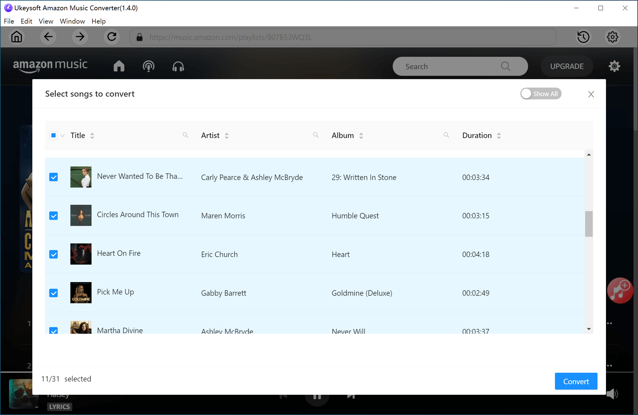 select amazon music