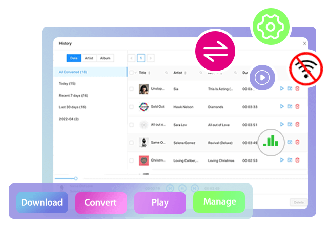 Spotify Music Downloader, Converter & Player