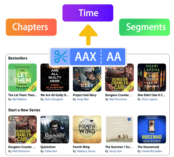 Easily Split Audiobooks