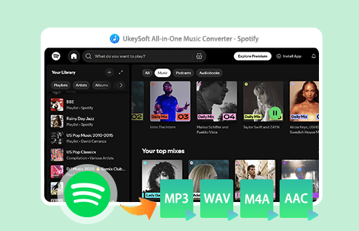 Download Spotify Songs as MP3, M4A, FLAC, etc.