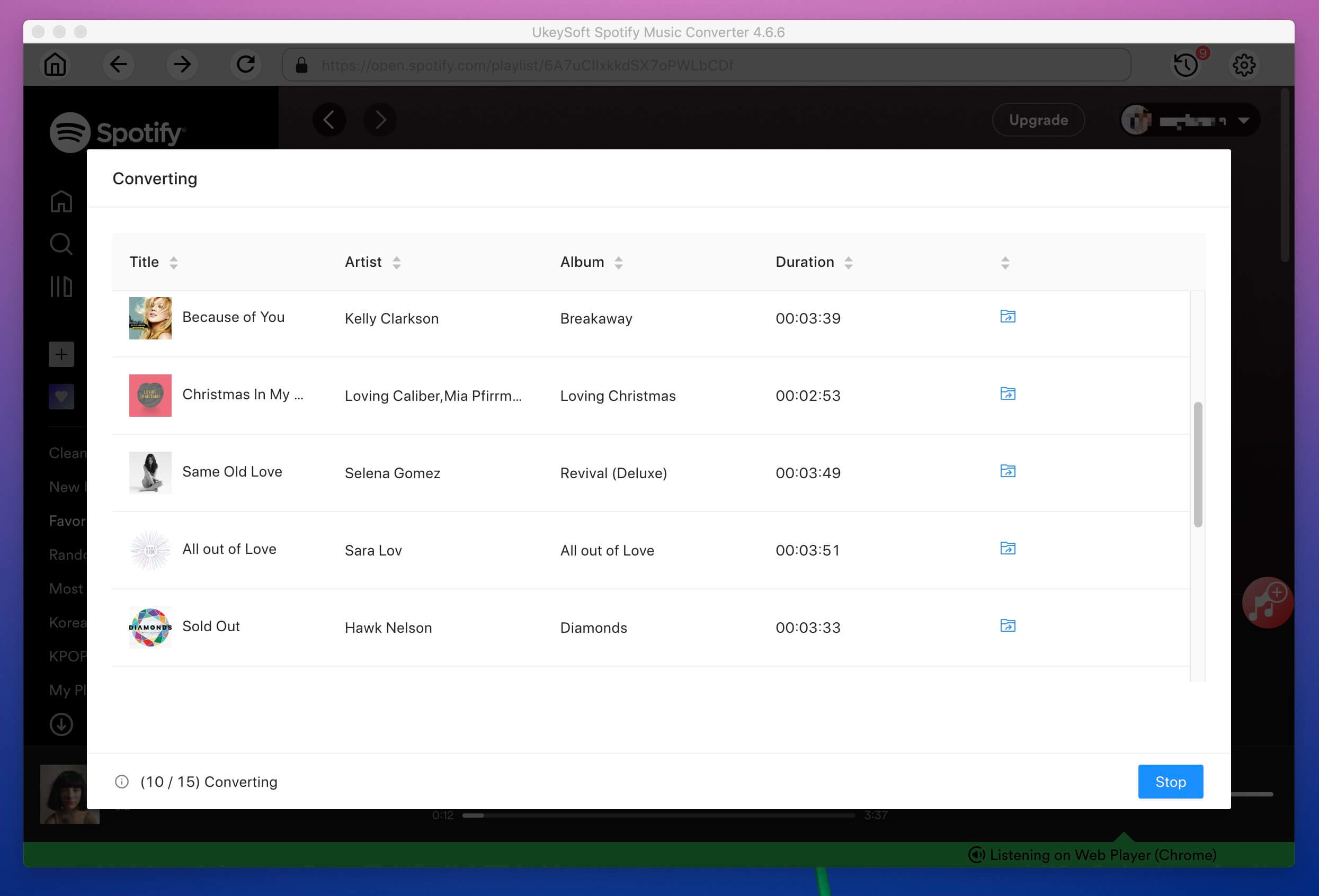 Guardar música de Spotify en la computadora local