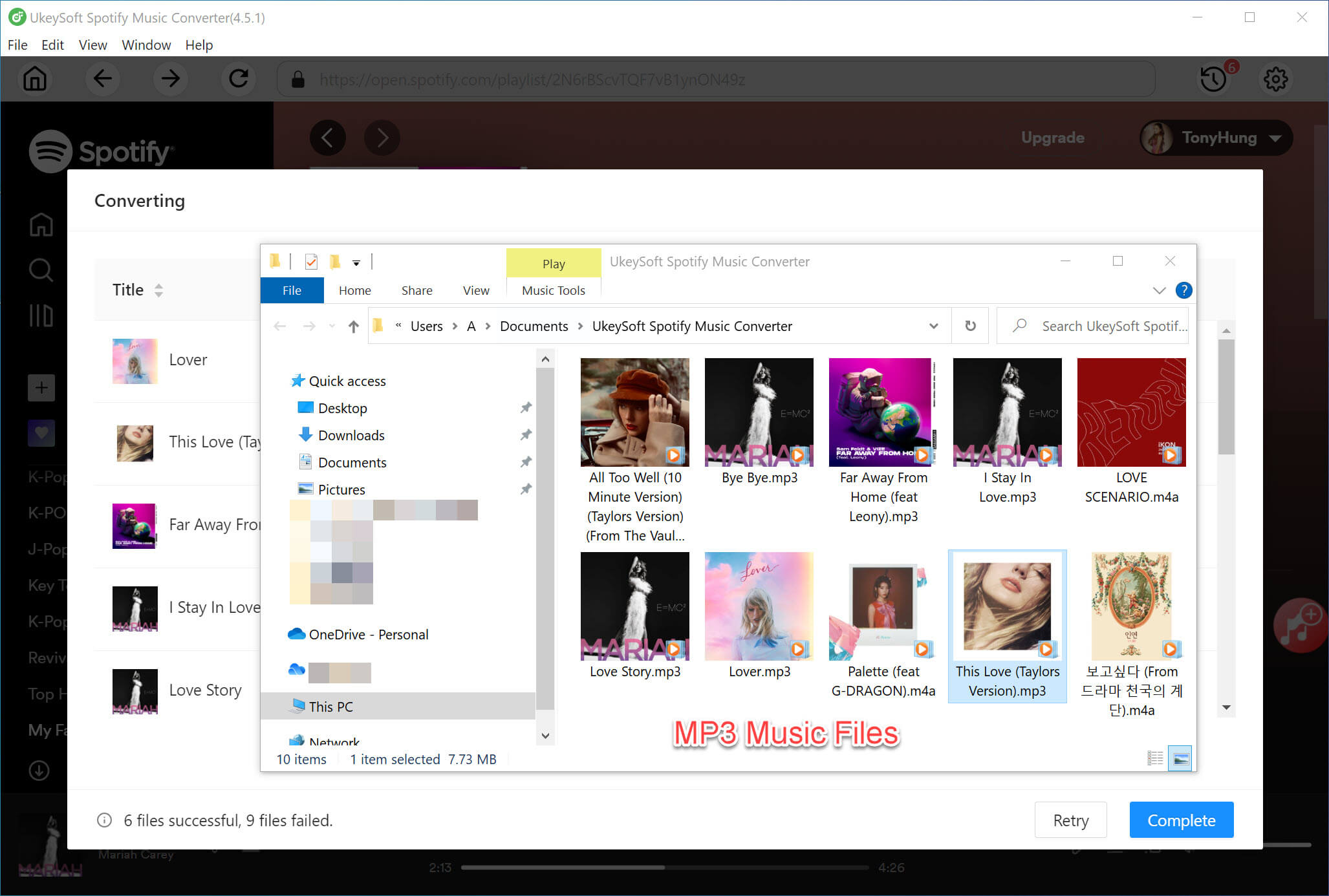 arquivo mp3 de música spotify