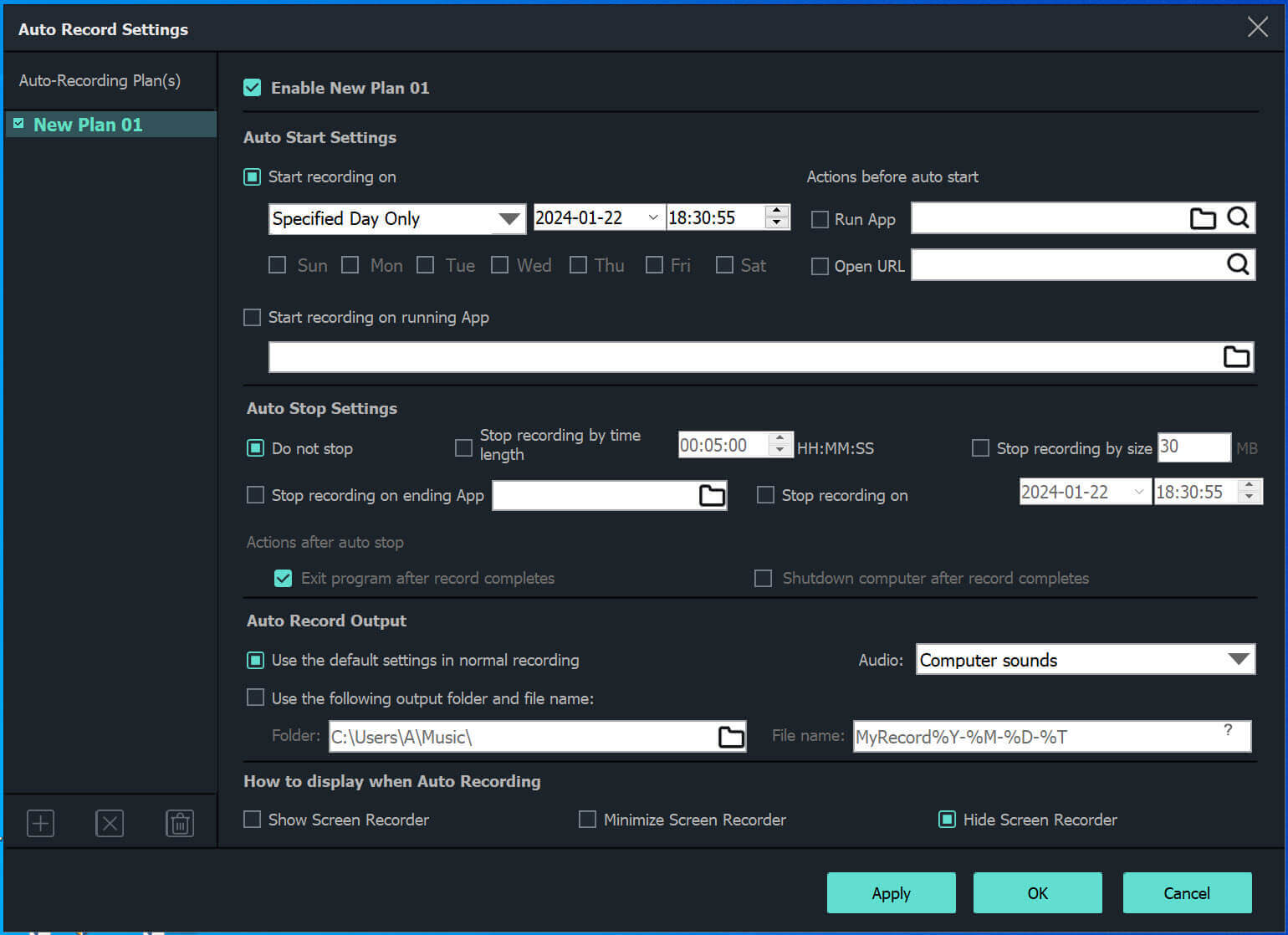 Screen Recorder Guide
