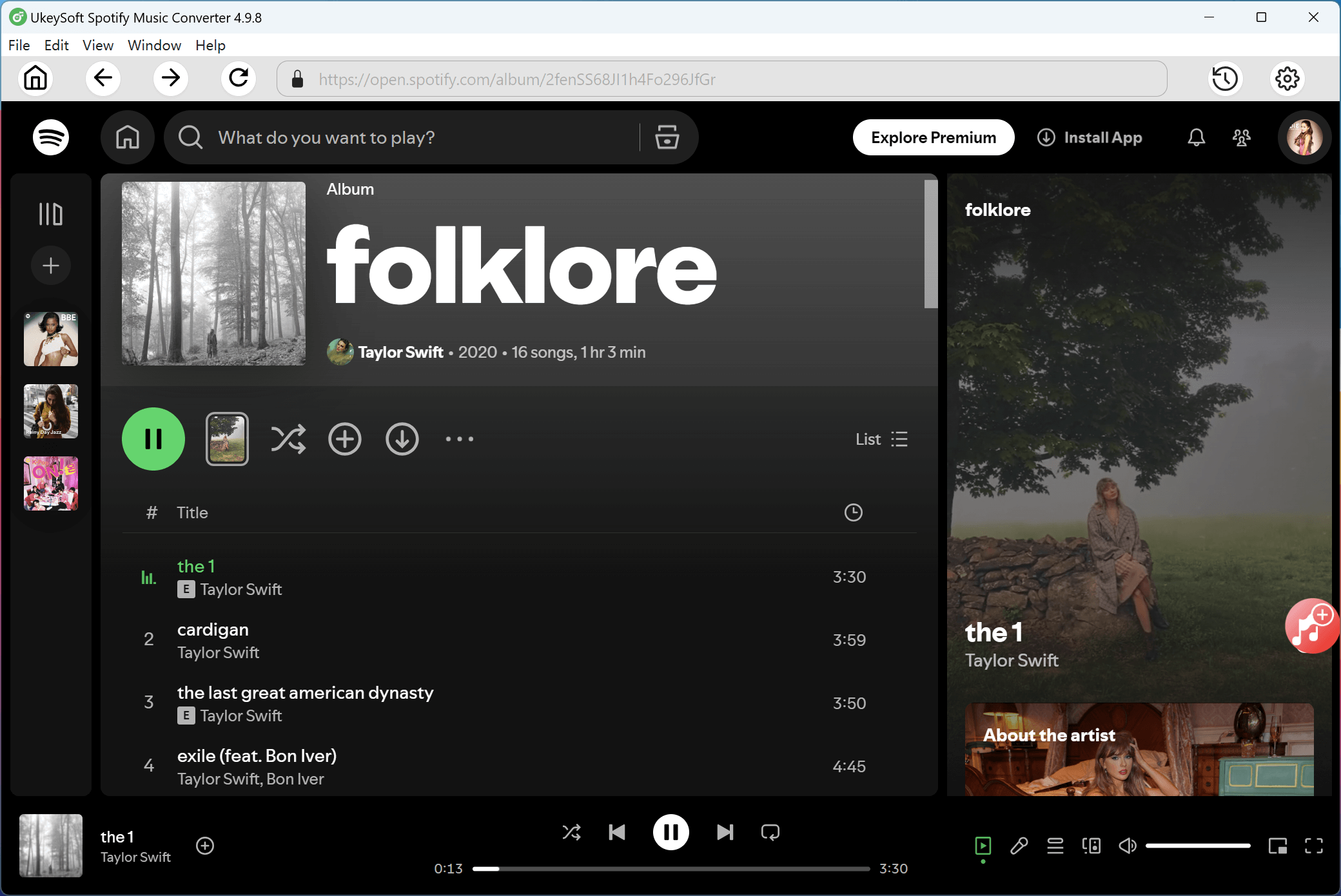 search Taylor Swift Album Folklore