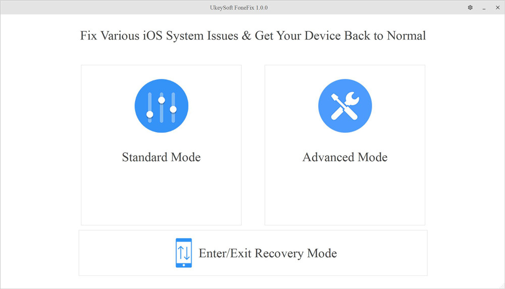 ukeysoft fonefix pentru Windows