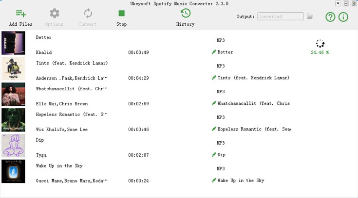 Download and Convert Spotify Music to MP3/M4A