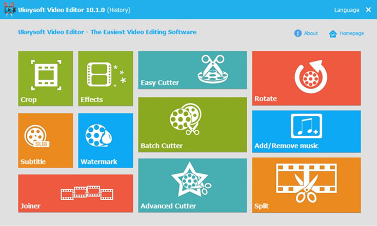 Windows 8 UkeySoft Video Editor full