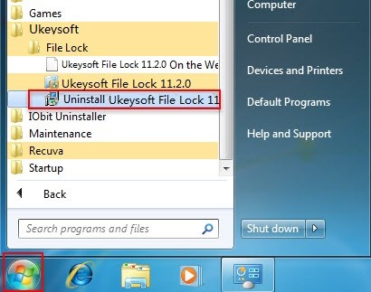 Uninstall File Lock