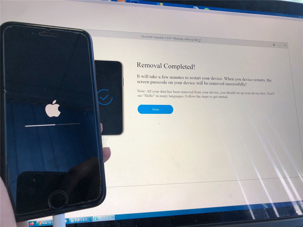 commencer à déverrouiller un iPhone désactivé