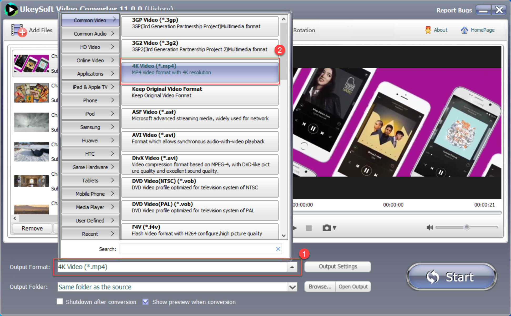 4K video converter