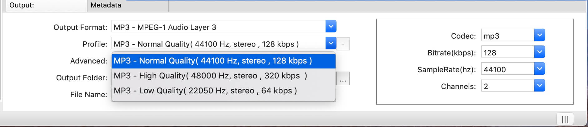 audio quality
