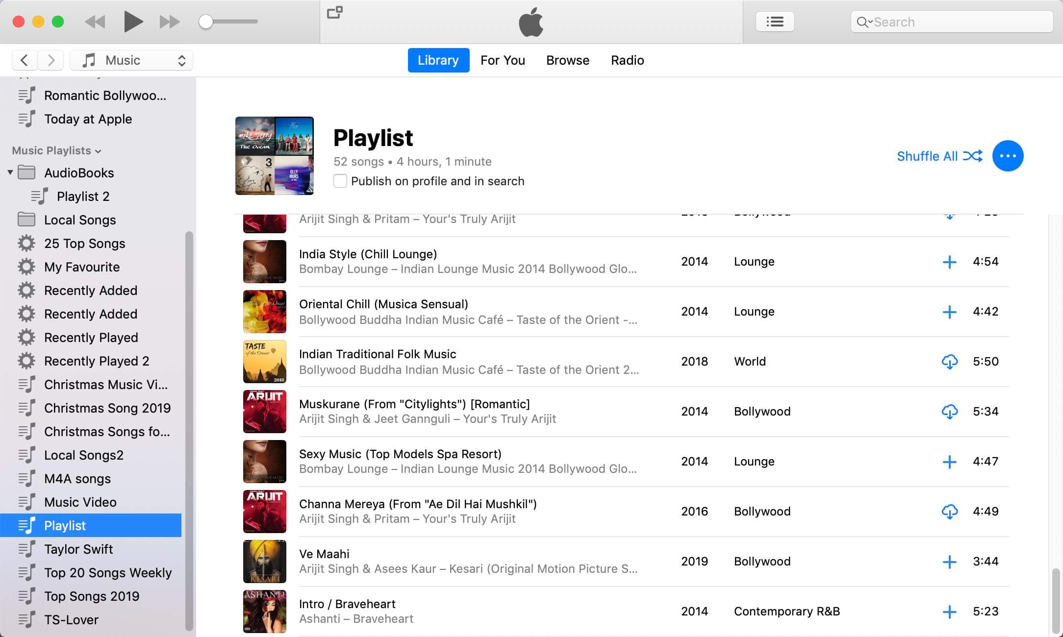 itunes aac music file