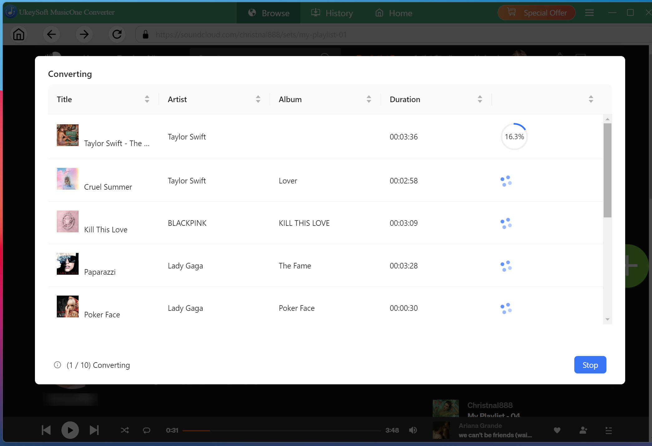 convert soundcloud songs to wav