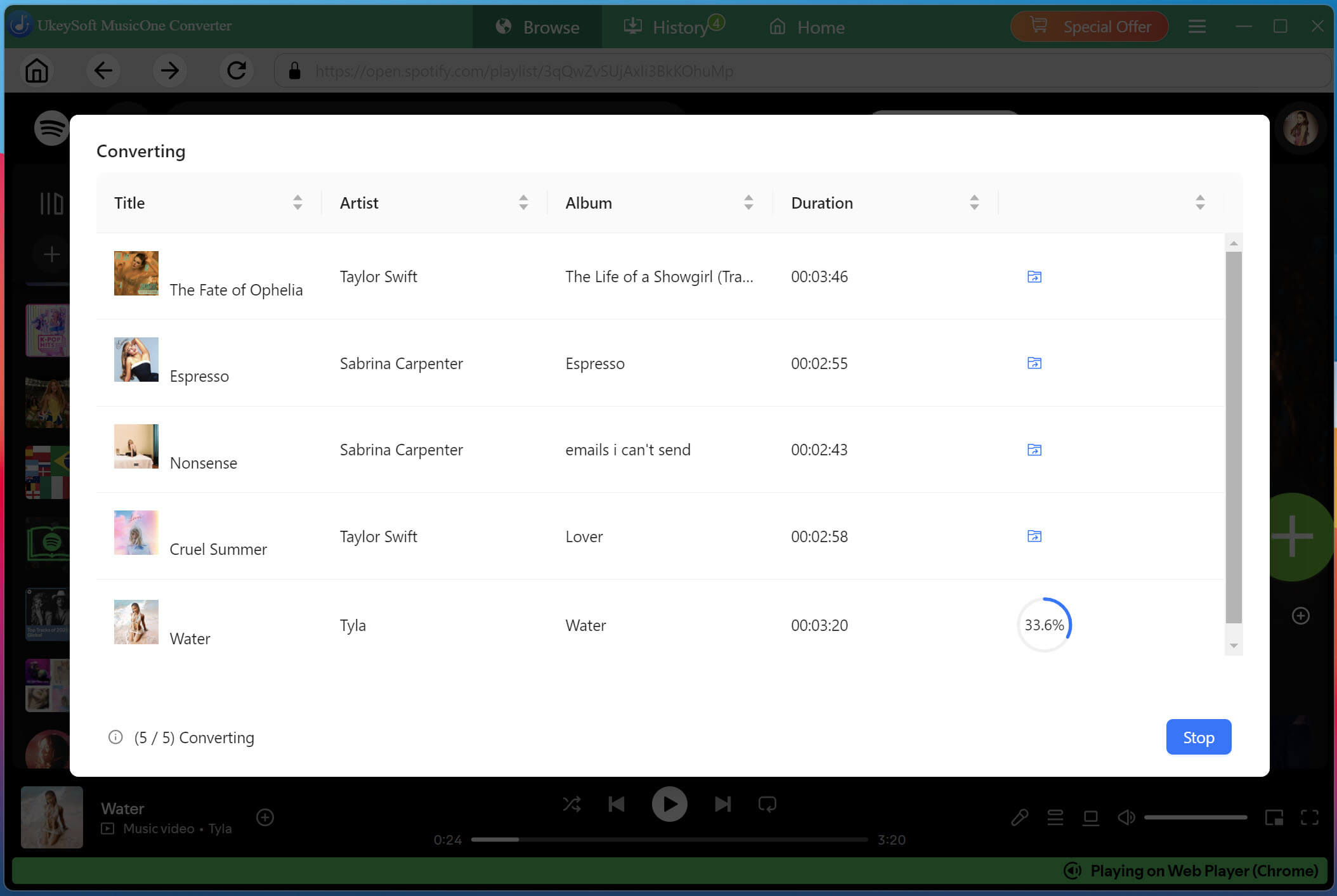 Spotify Tracks and Lyrics Files