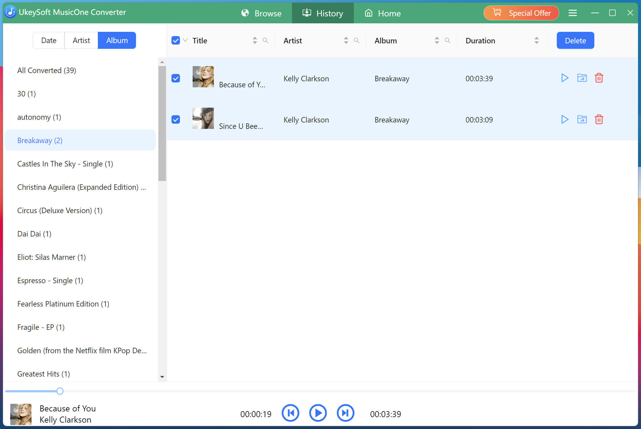 music manager album