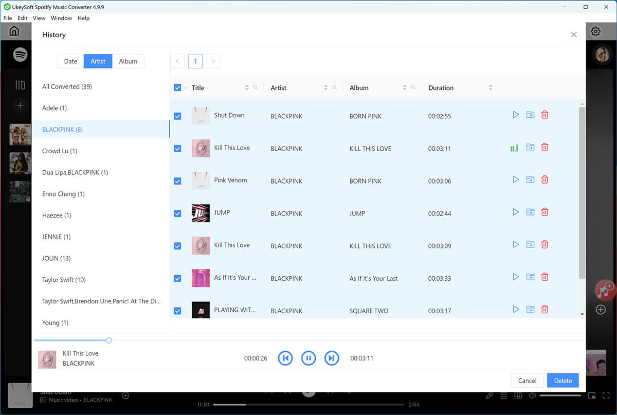 output BlackPink mp3 songs