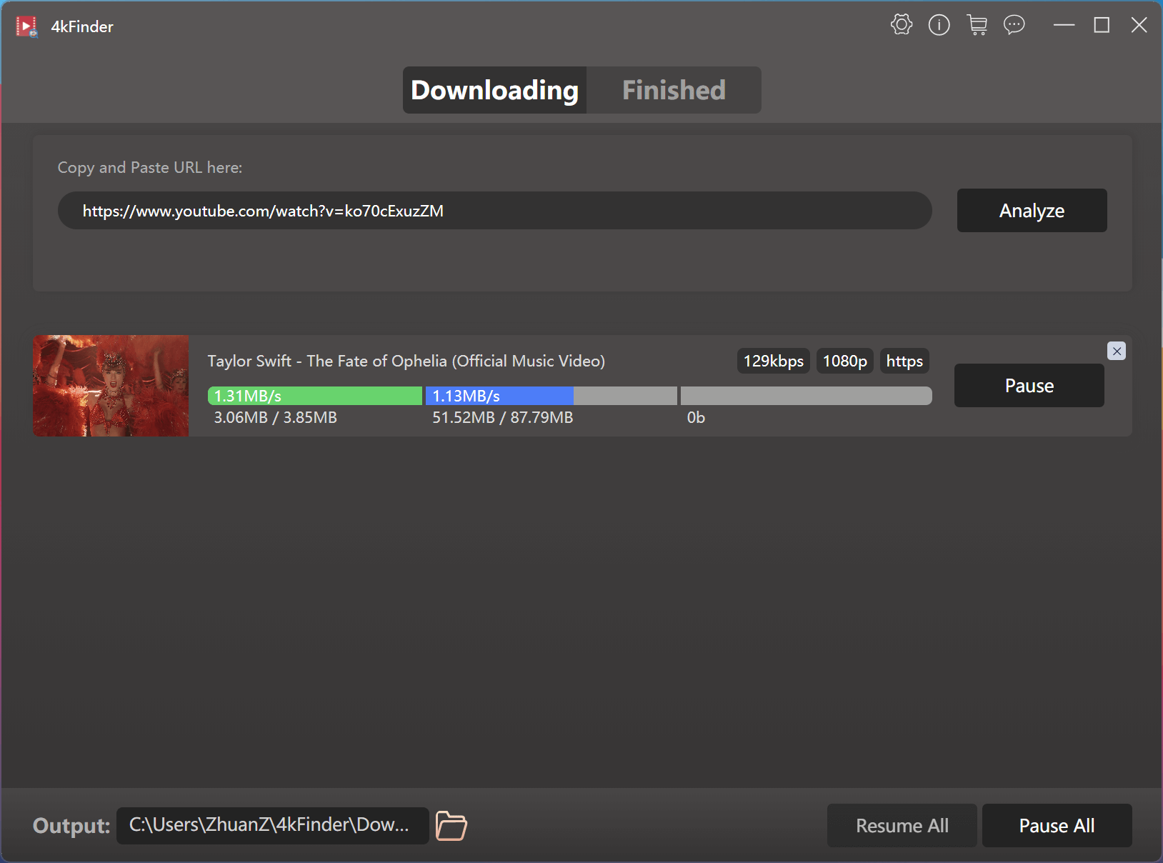 download Taylor Swift music video to MP4