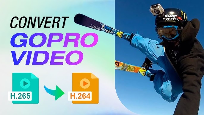 convert GoPro Video from HEVC to H.264