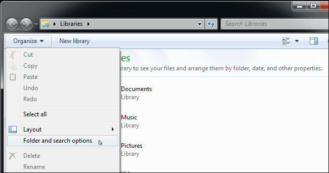 visa dold fil i Windows 7