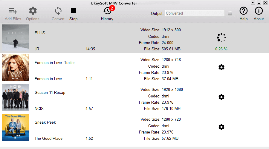 iTunesビデオをmp4に変換する